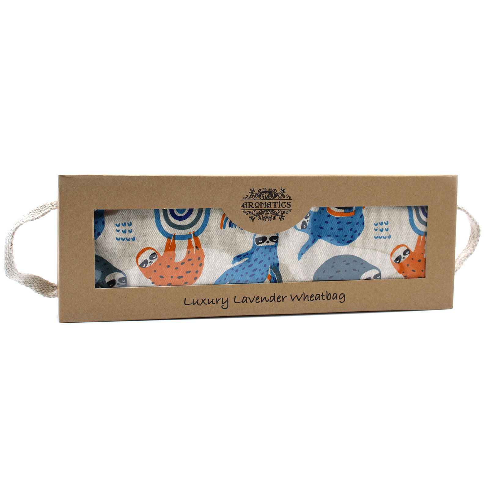Luxury Lavender  Wheat Bag in Gift Box  - Lazy Sloth AWHBL-12
