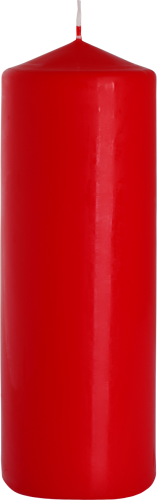 Single Pillar Candle 80x250mm - Red - DSPC-18