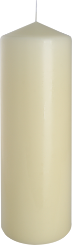Single Pillar Candle 80x250mm - Ivory - DSPC-17