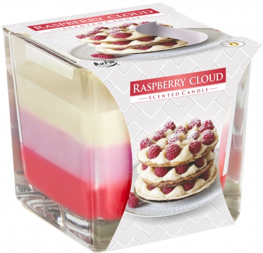 Rainbow Jar Candle - Raspberry Cloud - RJC-01