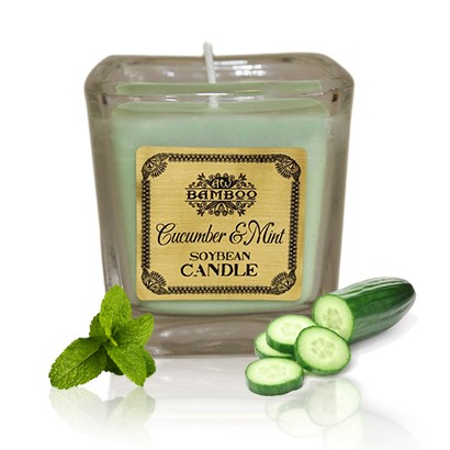 Soybean Jar Candle - Cucumber & Mint - SoyC-05