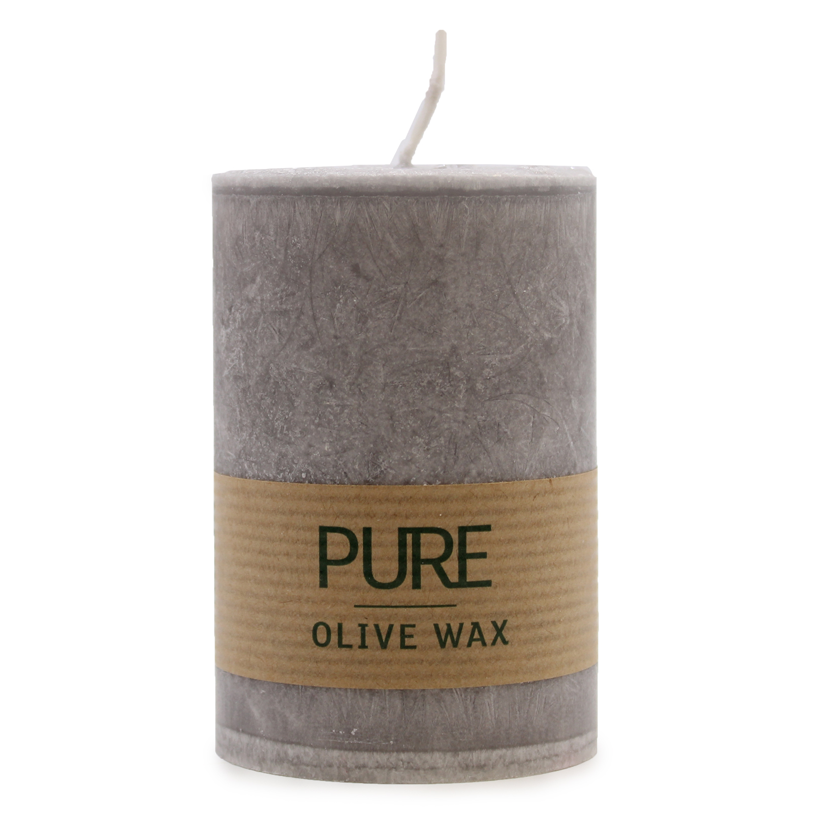 Pure Olive Wax Candle 90x60 - Grey - OliveC-02