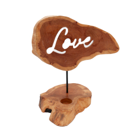 Candle Holder Sign - Love CHS-02