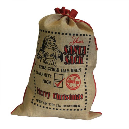 Santa Sack - This Child Has Been.. Nice! - SANTA-03