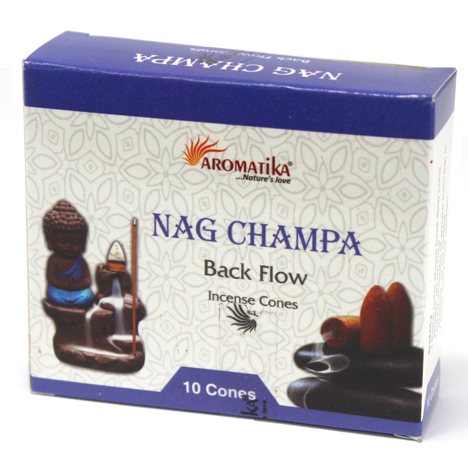 Aromatica Backflow Incense Cones - Nag Champa AromaBF-04
