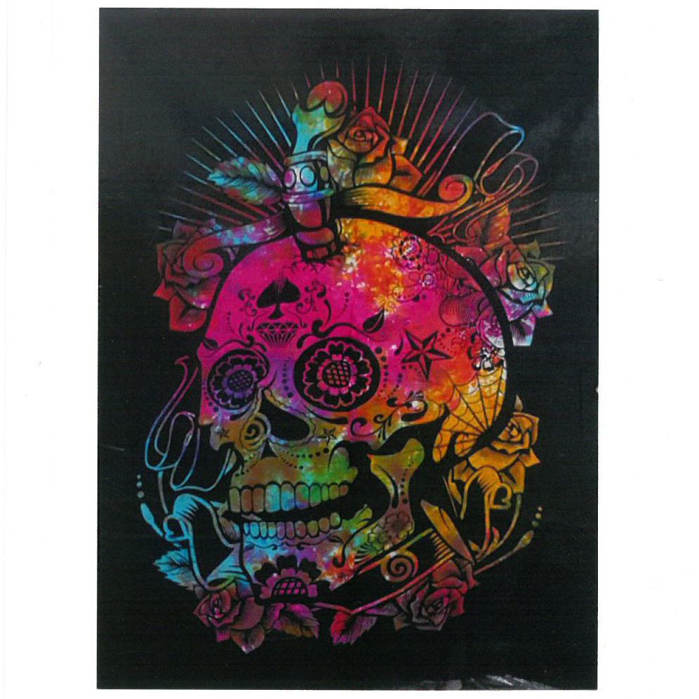 Cotton Wall Art - Day of the Dead Skull CWA-10