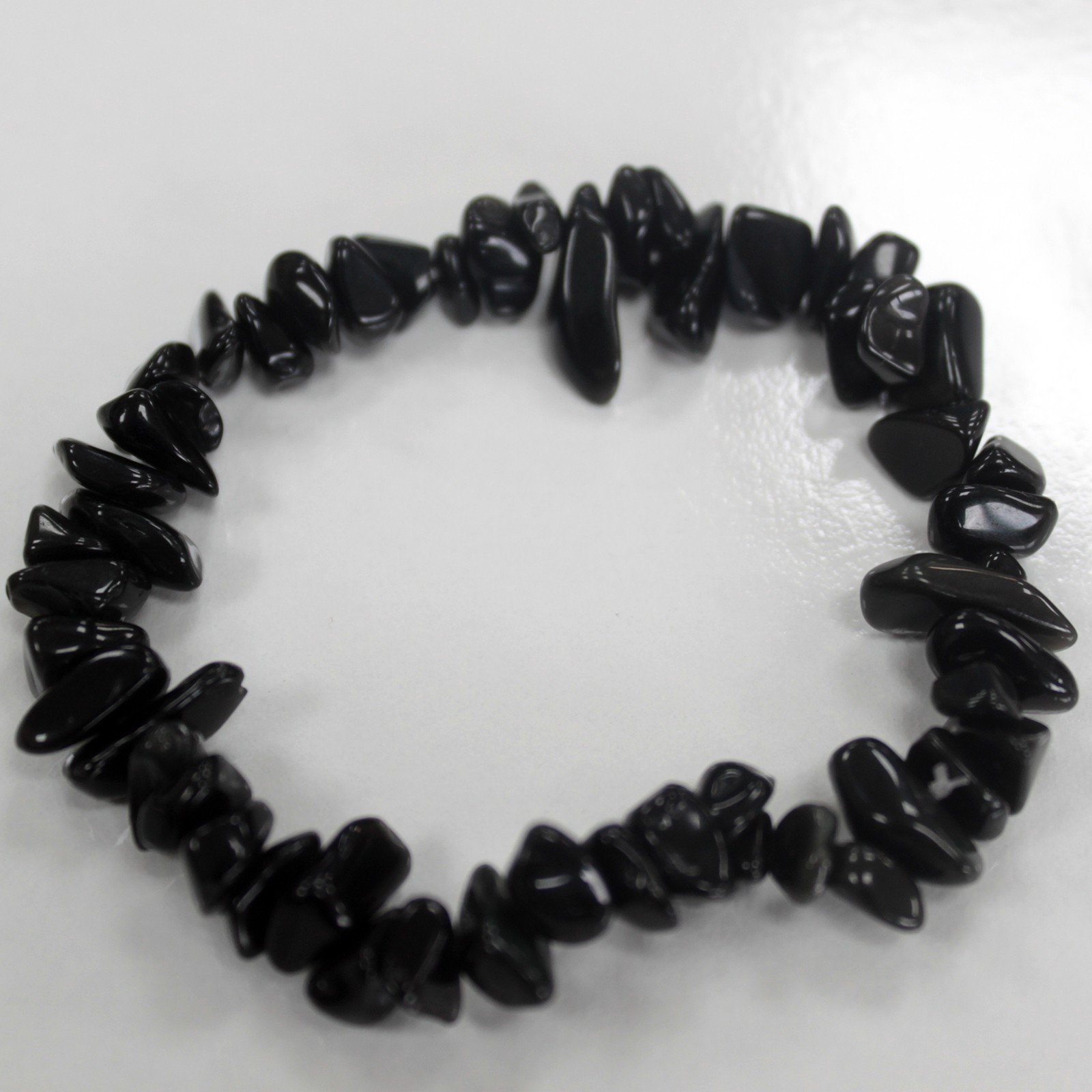 Chipstone Bracelet - Black Agate AWCB-04DS