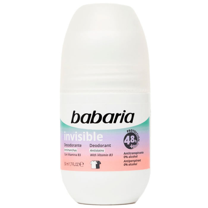 Babaria Invisible Deodorant Roll On 50ml