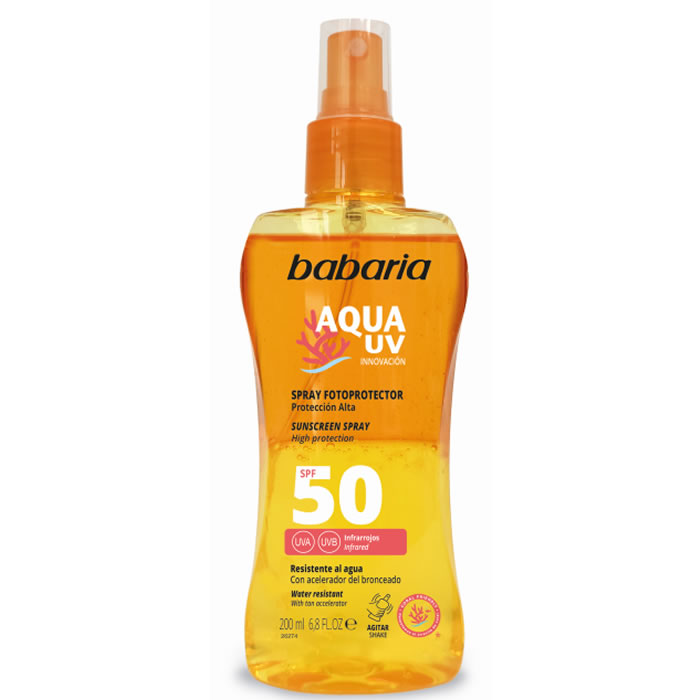 Babaria Sun Sunscreen Biphasic Spf50 Spray 200ml